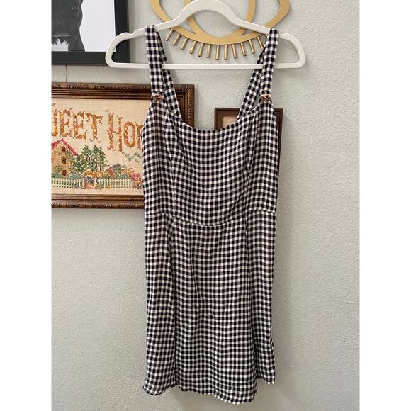 Reformation 6 Tai Gingham Mini Dress - Picture 4 of 8